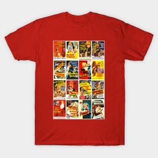 Classic Bad Girl Motion Picture Collage T-Shirt